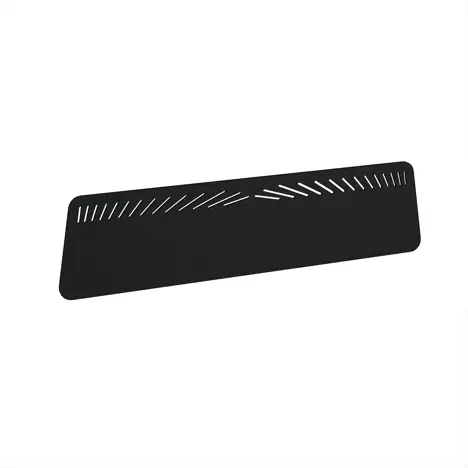 Domino Acoustic Desktop Screen - 1600mm - Black